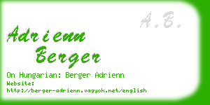 adrienn berger business card